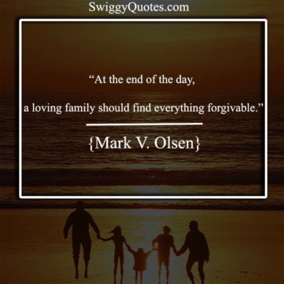 19+ Lovely One Line Family Quotes - Swiggy Quotes