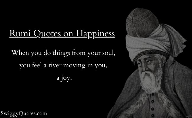 Rumi Quotes on Happiness And Joy with Images